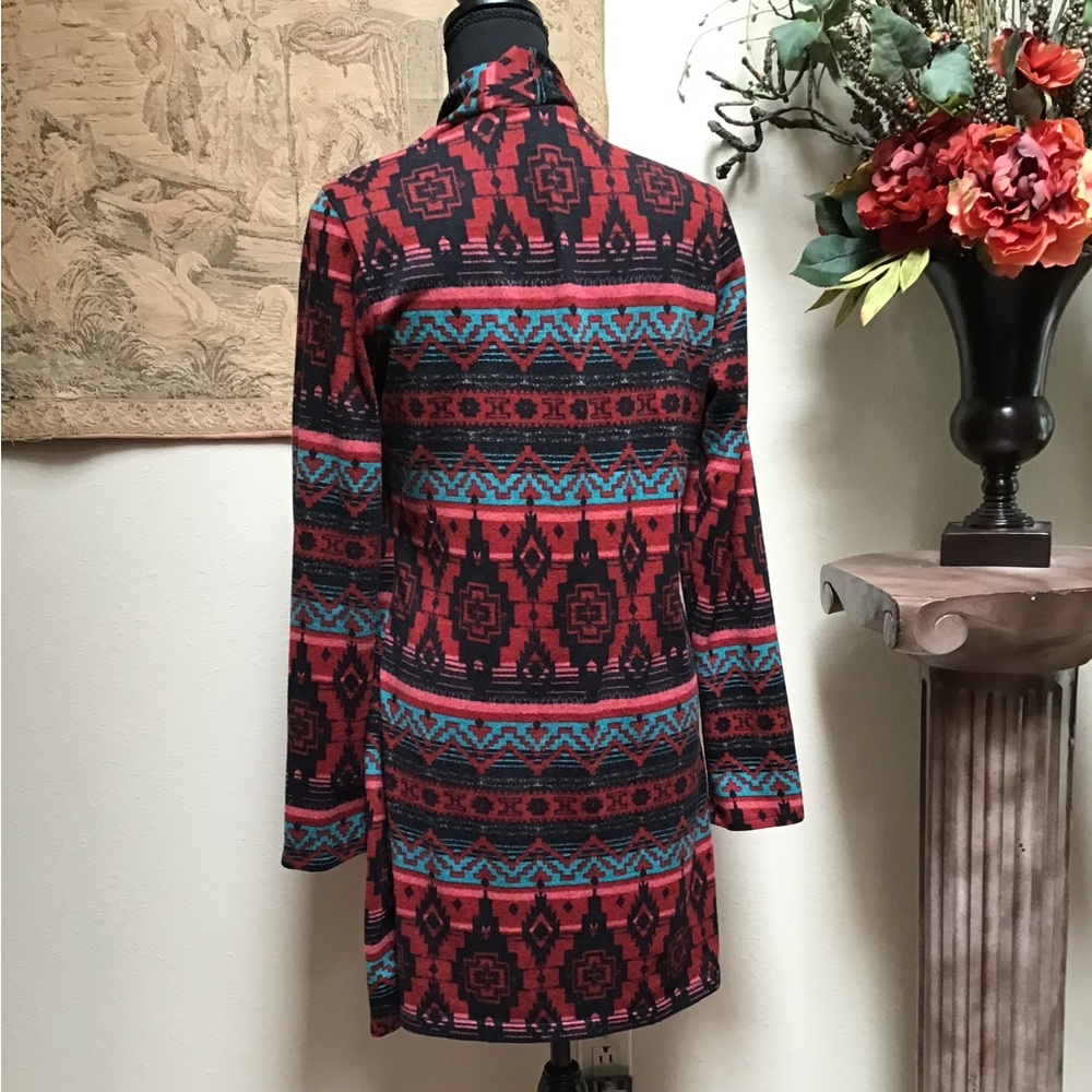 TUNIC/DRESS by DELIRIOUS OF LOS ANGELES, XL, long sleeve, southwest style